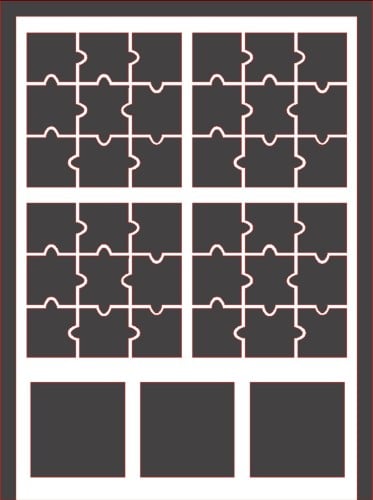 قالب اكريليك للطباعة A4