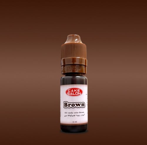 لون بني زيتي للشوكولاتة