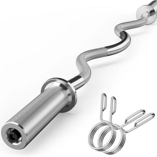 بار اولمبي متعرج 120سم 7كيلو