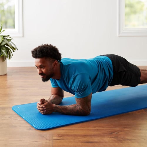 سجادة يوغا (أزرق)