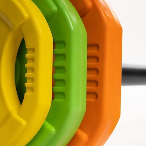 مجموعة اوزان 20kg + بار بطول 140سم