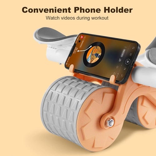 عجلة تمارين البطن مع عداد إلكتروني