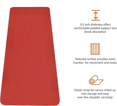 سجادة يوغا (أحمر)