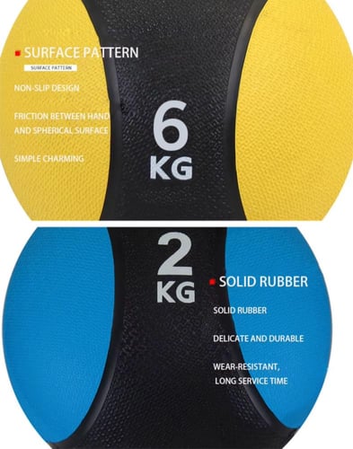 كرة طبية مطاطية الوزن اختياري