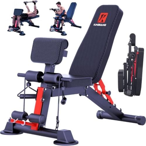 مقعد تمارين متعدد الاستخدامات قابل للطي