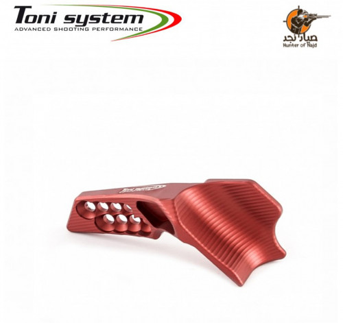 وصله لراحة الاصبع احمر مخصص لبريتا TONI SYSTEM92X
