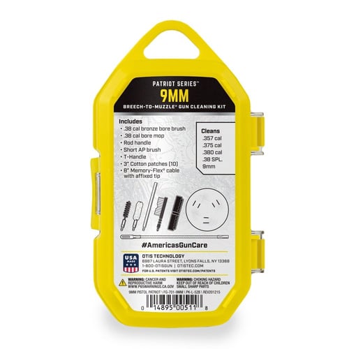 ادوات تنظيف مسدس OTIS 9MM PISTOL KIT IN MOLDED CAS...