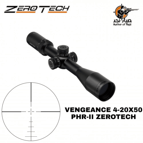 دربيل زيروتكVENGEANCE 4-20X50 PHR-II ZEROTECH