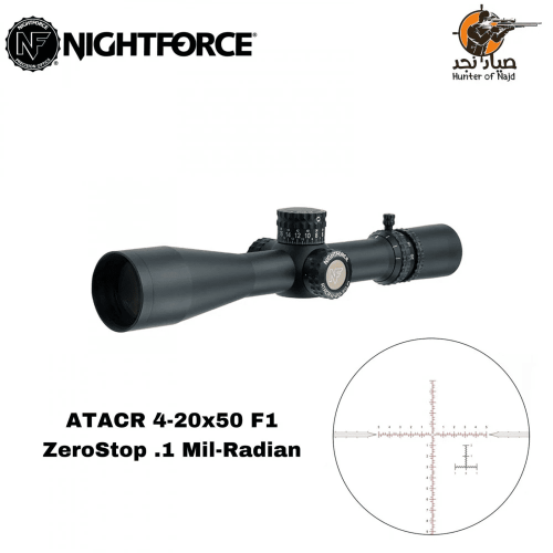 دربيل نايت فورس NIGHTFORCE ARACR 4-20X50 F1 ZS .25...