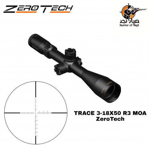 دربيل زيروتك TRACE 3-18X50 R3 MOA ZeroTech