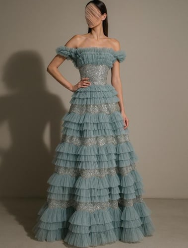 فستان تنفيذ R BOUTIQUE