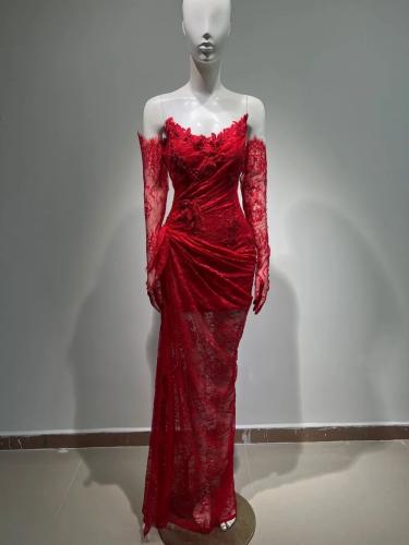 فستان سهرة دانتيل