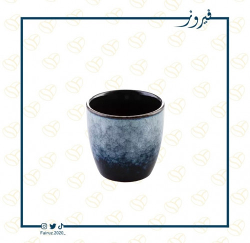 كوب فخار مُلَبَّد .