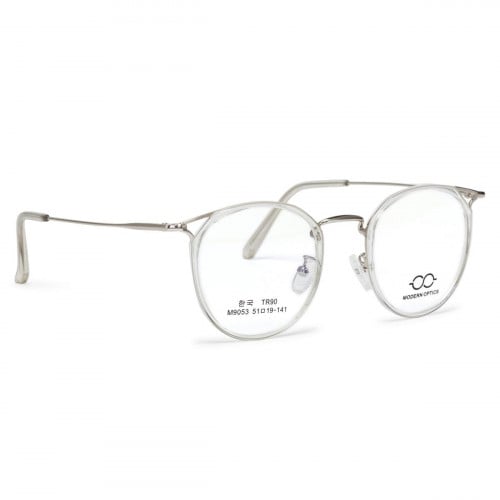 نظاره طبيه من المعدن مناسبه للجنسين واللون فضي * ش...