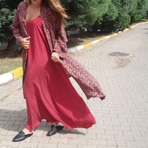 KIMONO WASHED SILK SET