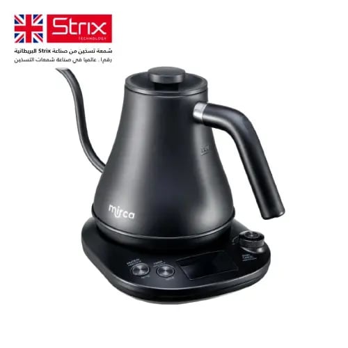 غلاية ميركا Electric Gooseneck Kettle Black - Mirca