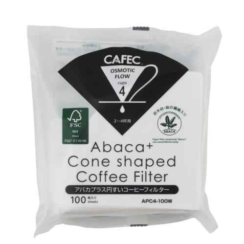 فلاتر كافيك اباكا بلس CAFEC Abaca + Cone Paper Filter | V60 02