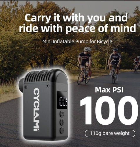 منفاخ هواء إطارات لاسلكي للدراجات