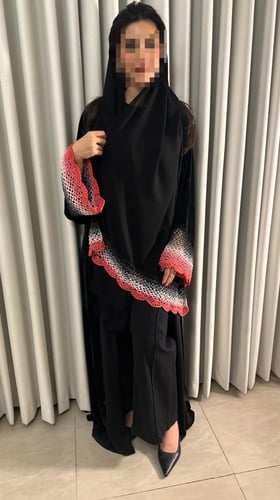 عباية مخمل فرنسي(L8)