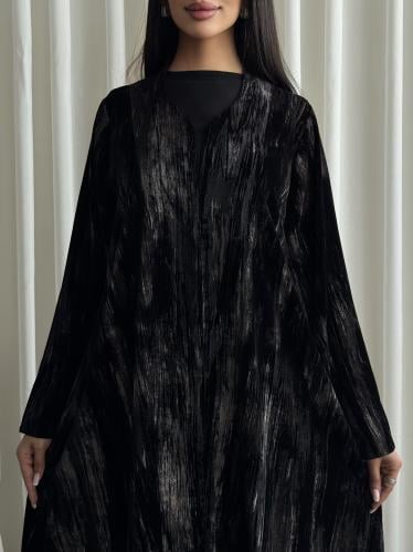 عباية مخمل كلوش(L4)