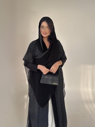 عباية كلوش شيفون