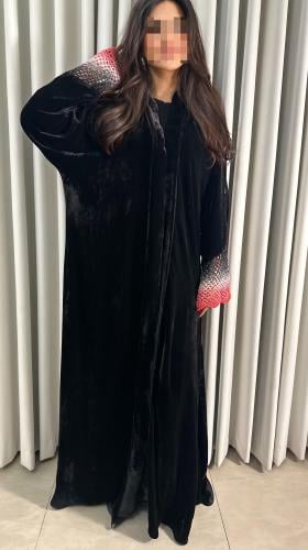 عباية مخمل فرنسي(L8)