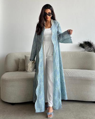 عباية لينن ملونة