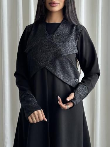 عباية جوخ اسود (L5)