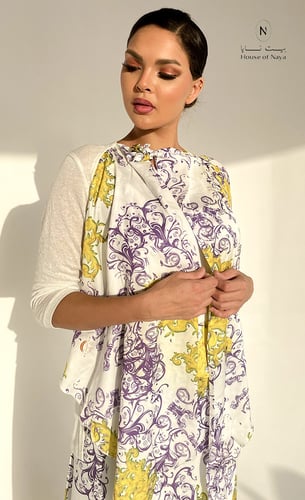 طقم مميز حرير مشجر - بيت نايا