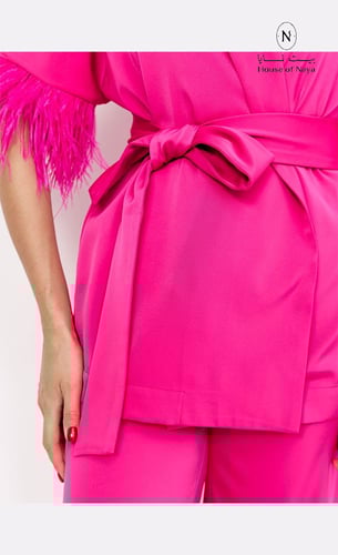 طقم ايطالي حرير على ستان - بيت نايا