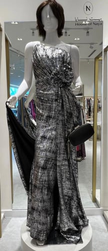 فستان سهرة عصري لاميه - بيت نايا