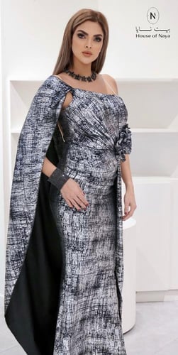 فستان سهرة عصري لاميه - بيت نايا