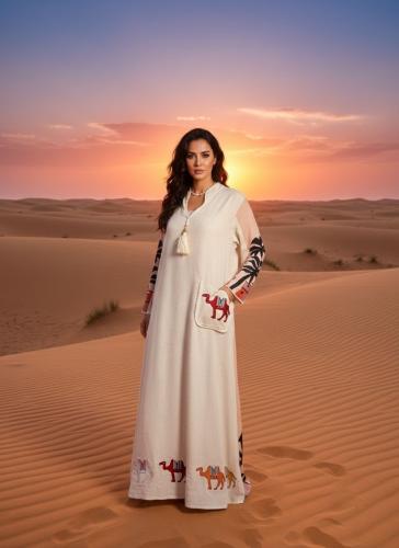 ثوب نسائي مشجر جمل