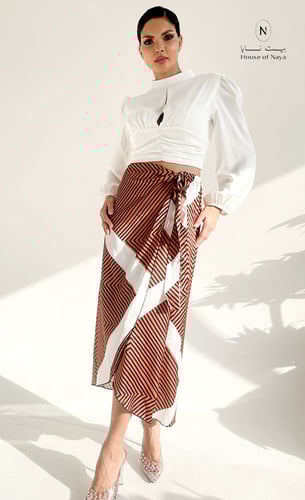 طقم قميص كم طويل - بيت نايا