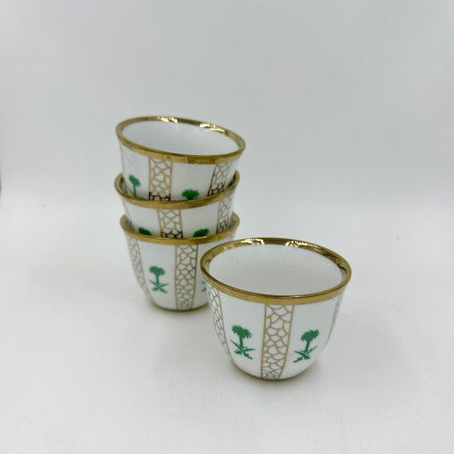 فنجال سيفين ونخلة اخضر كبير