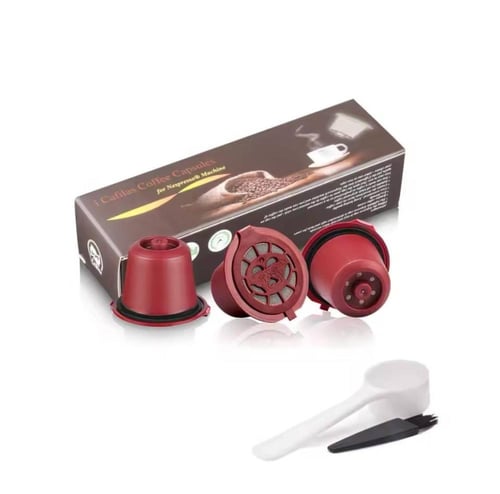 طقم كبسولات نسبريسو قابلة لإعادة الاستخدام