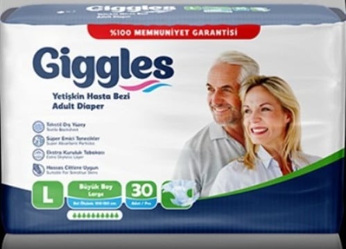 حفايض Giggles L(لاصق)