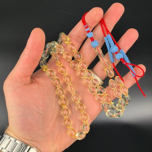 مسباح كهرمان حر شفاف