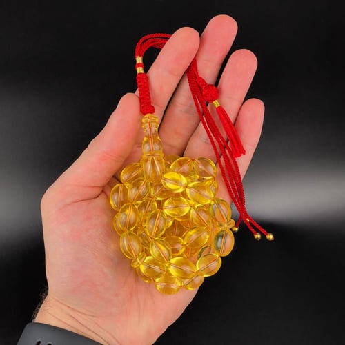 مسباح كهرمان حر شفاف