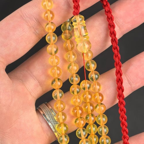 مسباح كهرمان حر شفاف