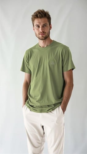 طقم بجامة صيفي رجالي سروال طويل