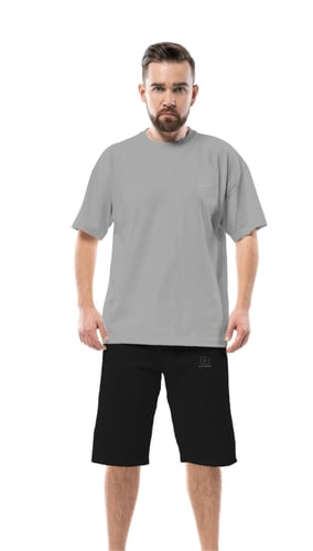 طقم بجامة صيفي رجالي سروال برمودا