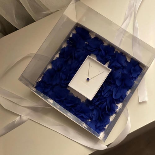 بوكس الزركونيا الأزرق | blue box