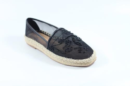 جزمة فلات دانتيل