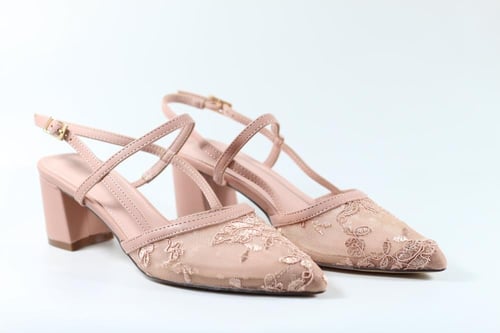 صندل بكعب عريض مريح