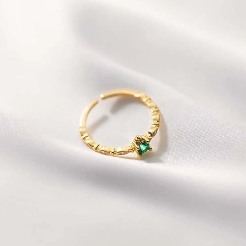 خاتم اخضر زمرد