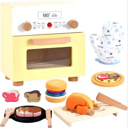 لعبة الفرن الخشبي التفاعلي مع الادوات