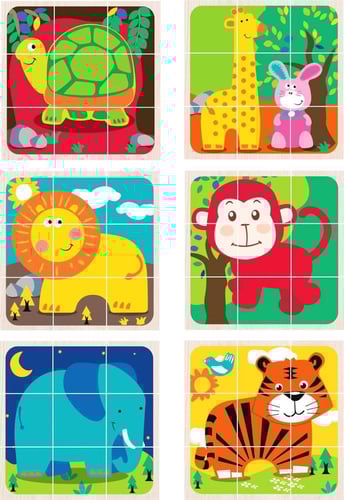 بازل مكعبات 6 اوجه