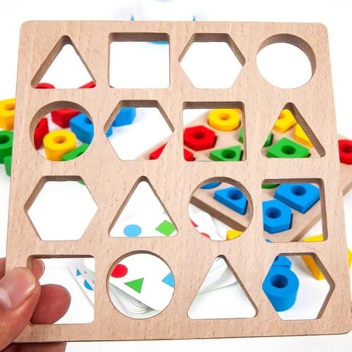 لعبة تطابق الاشكال الهندسية وتقليد الانماط