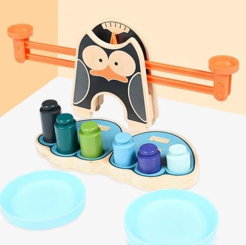 لعبة ميزان منتسوري الخشبي